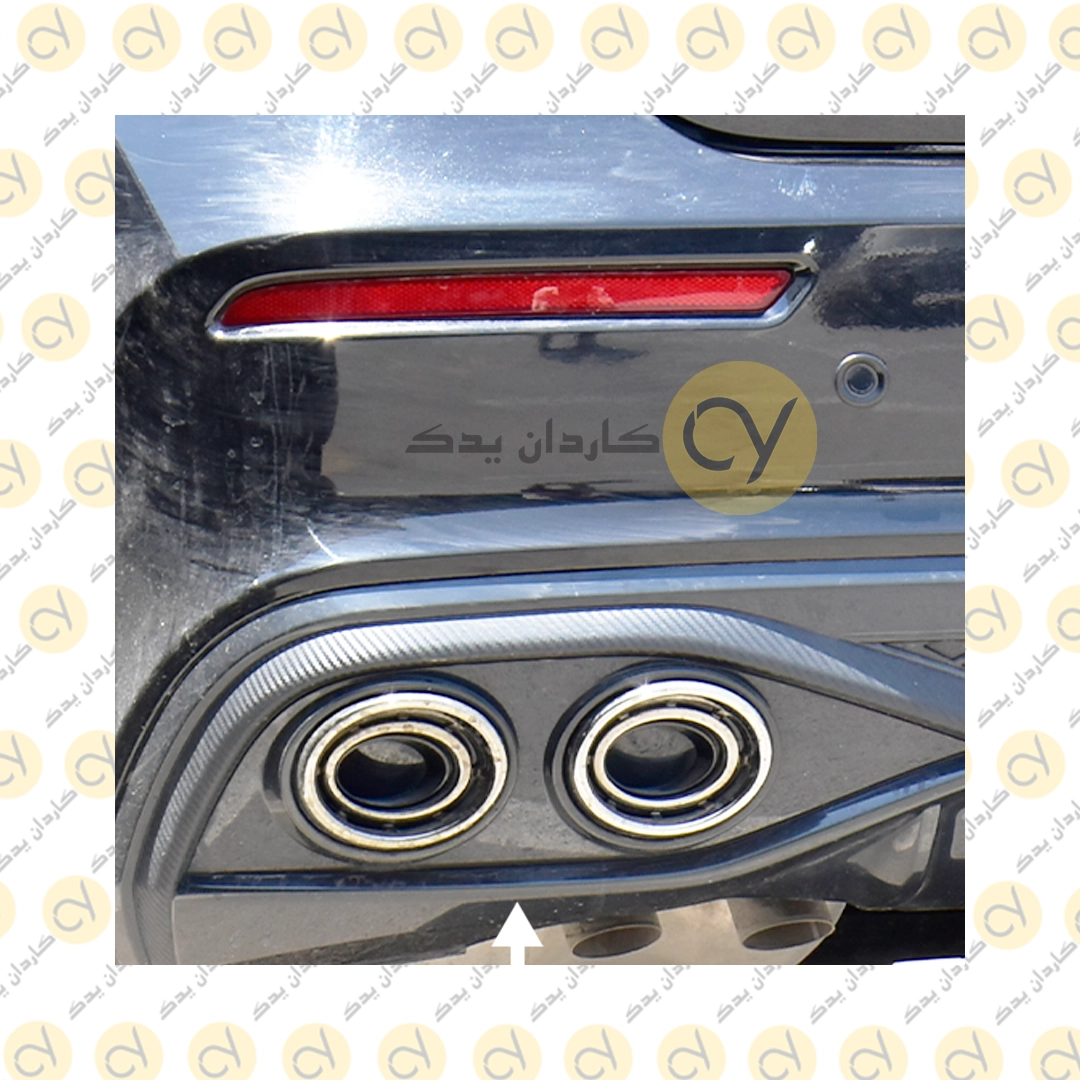 سر اگزوز استیل سمت چپ آریزو 6 جی تی 602002663AA 602002556AA