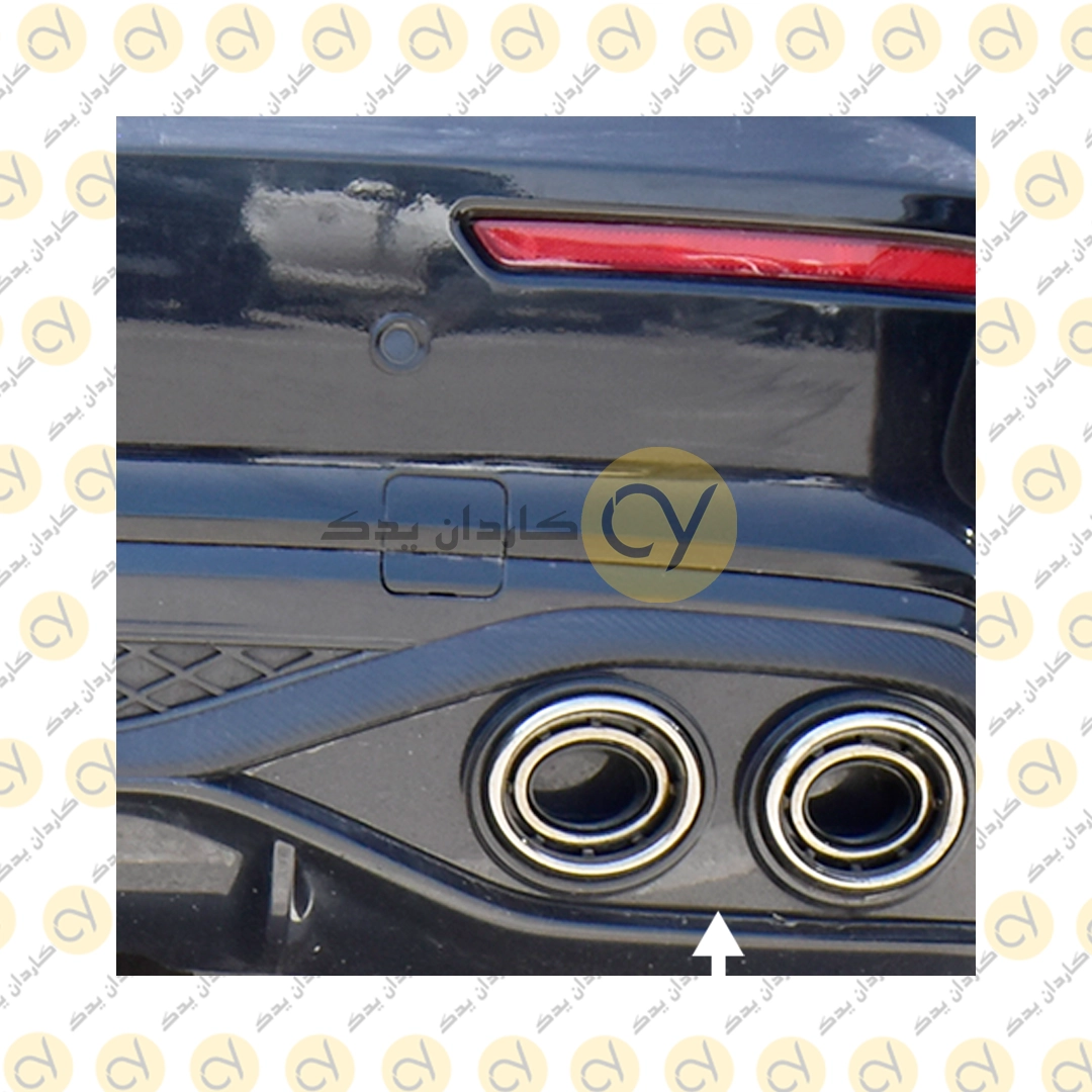 سر اگزوز استیل سمت راست آریزو 6 جی تی 602002664AA 602002666AA